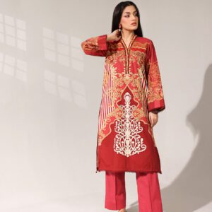 Printed Poplin Cotton Suit | 16234-IG-P.CT