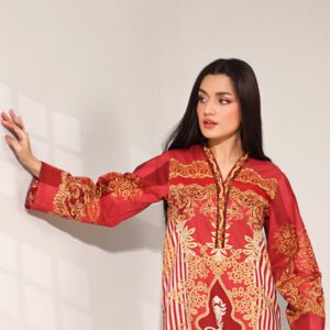 Printed Poplin Cotton Suit | 16234-IG-P.CT