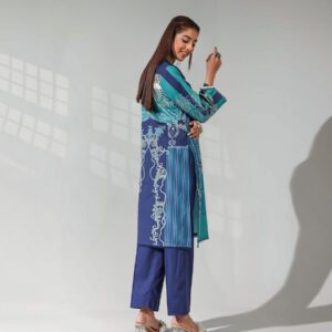 Printed Poplin Cotton Suit | 16234-IG-P.CT