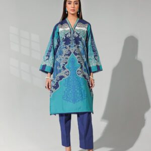 Printed Poplin Cotton Suit | 16234-IG-P.CT