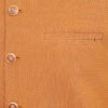 Men Premium Khaddar Waistcoat Mustard ship from Pakistan