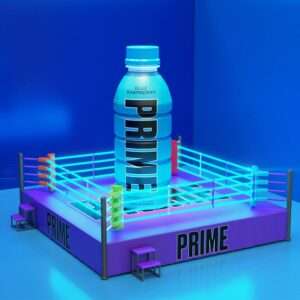 Prime Blue Raspberry Hydration Sports Drink 500ml x 8 Unit Box