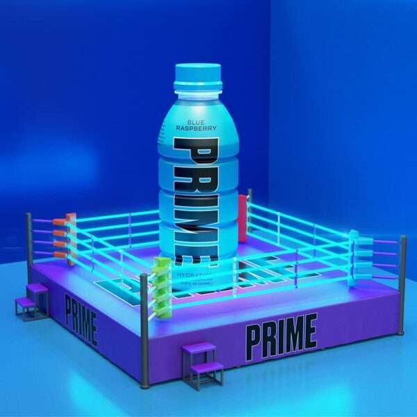 Prime Blue Raspberry Hydration Sports Drink 500ml x 8 Unit Box