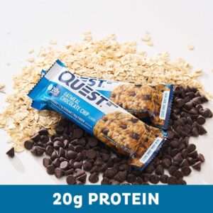 Quest Nutrition Protein Bar Oatmeal Chocolate Chip Flavored 60gm Per Unit