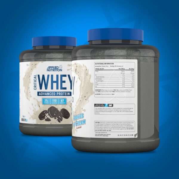 Applied Nutrition Critical Whey Advanced Protein Cookies N Cream Flavoured 67 Servings 2kg