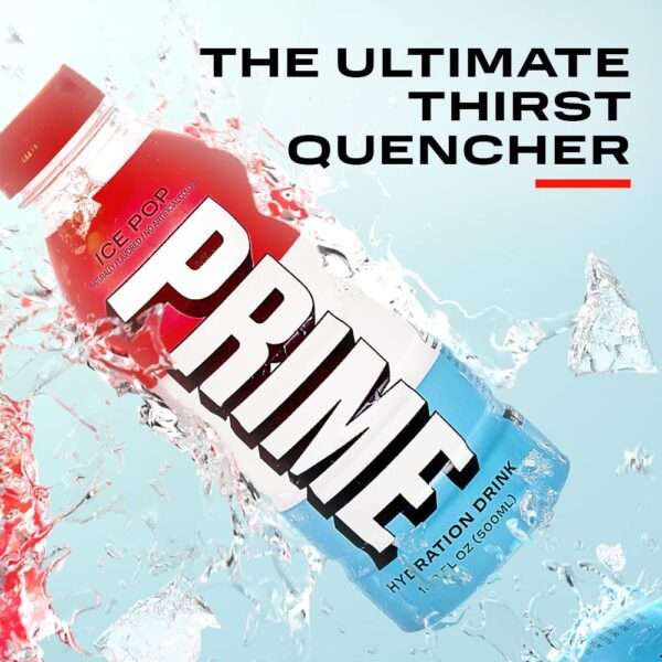 Prime Ice Pop Hydration Sports Drink 500ml x 8 Unit Box