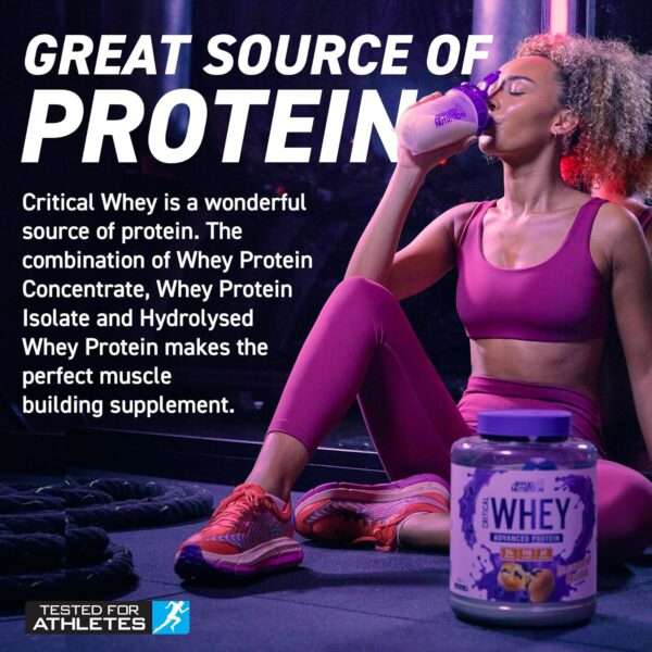 Applied Nutrition Critical Whey Advanced Protein Cookies N Cream Flavoured 67 Servings 2kg