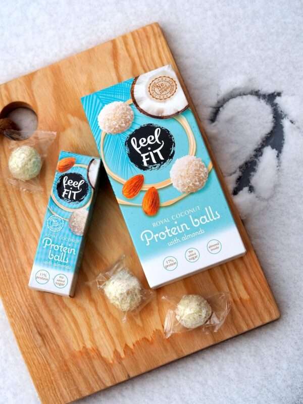 Feel Fit Royal Coconut Protein Balls with Almonds Flavoured 27g