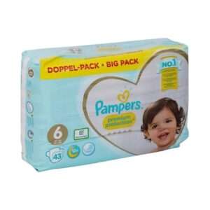 Pampers Premium Protection Size 6, 43pcs Pack size : 43