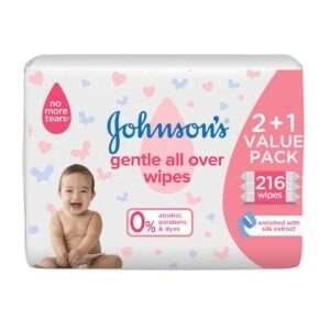 Johnson's Baby Wipes Gao 216's Pack size : 216