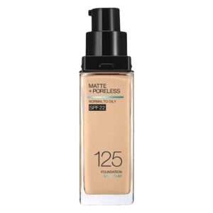 Maybelline Fit Me Matte + Poreless SPF 22 Liquid Foundation 30ml 125 Nude Beige Pack size : 30ml