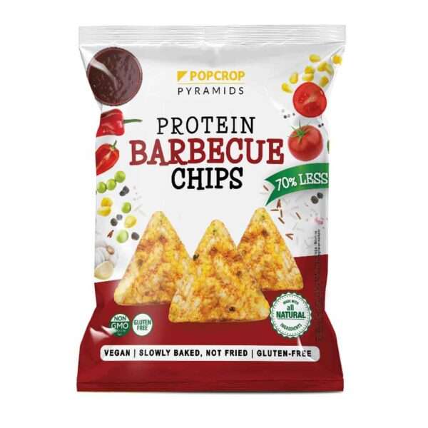 Popcrop Pyramids Protein Barbecue Flavoured Chips 60g