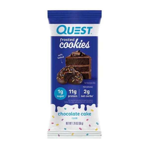 Quest Nutrition Frosted Cookies Chocolate Cake Flavor 50g