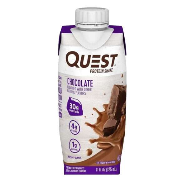 Quest Nutrition Ready To Drink Chocolate Protein Shake 11 fl oz 325ml Per Unit